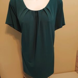 Worthington Women 3x Emerald Green scoop neck top
